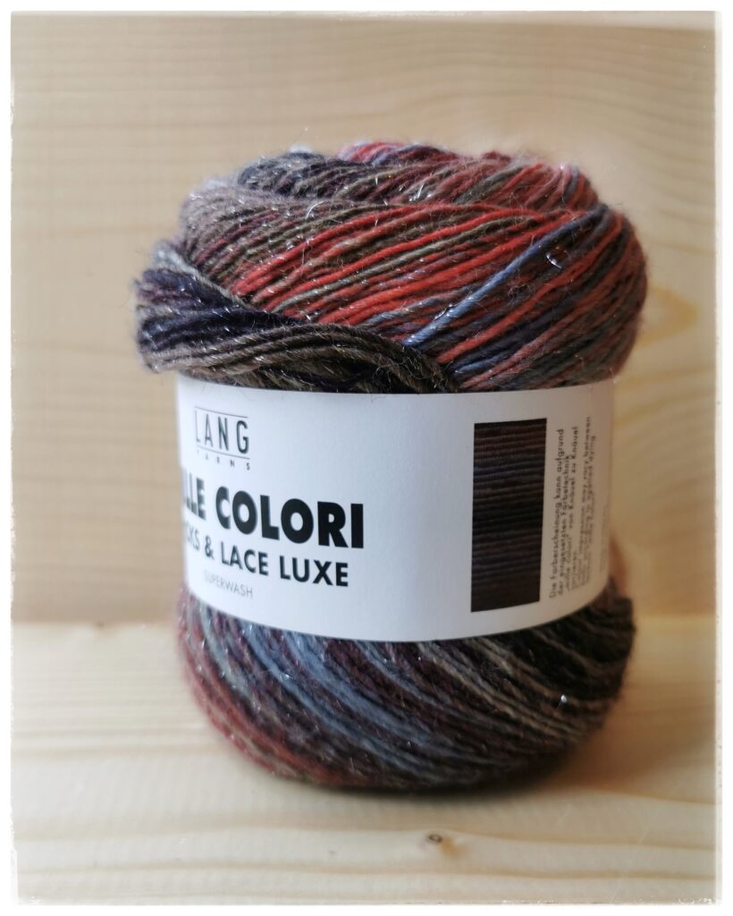 Mille Colori Socks & Lace Luxe 0063 tummanpunainen