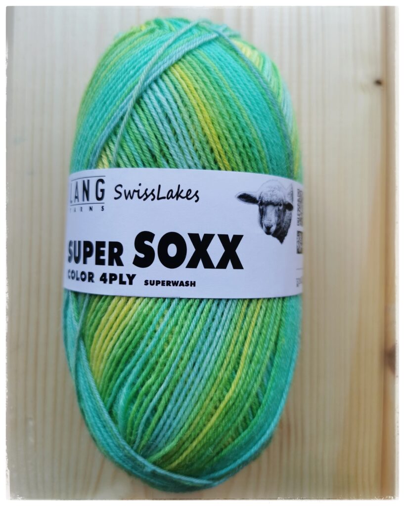 Super Soxx 4-ply keltavihreä