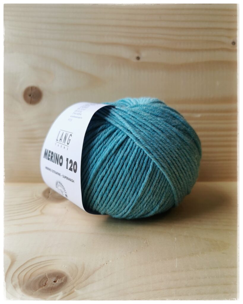 Merino120, <br>0372 vaaleansininen (M)
