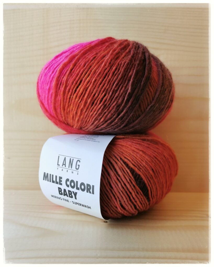 Mille Colori Baby, <br> 0085 oranssi-fuksia