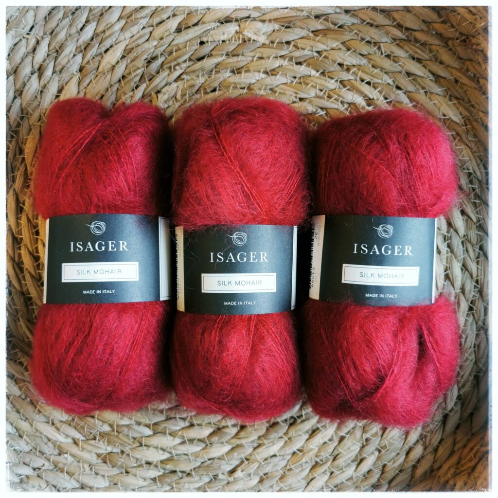 Silk Mohair, 32 punainen