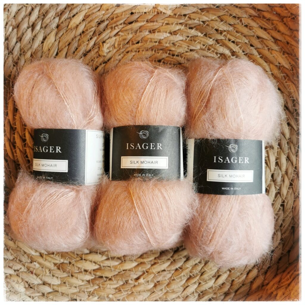 Silk Mohair, 62 kylmä persikka