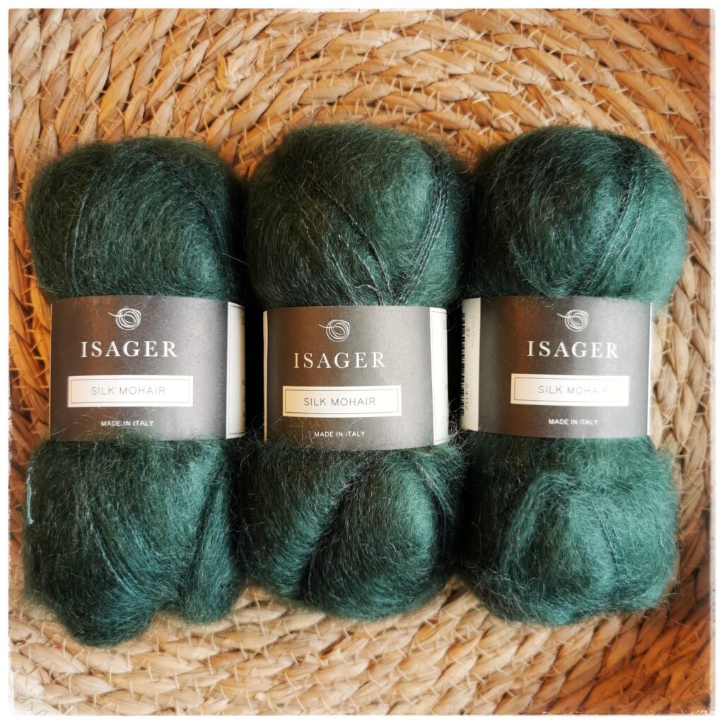 Silk Mohair, 37 kylmä tummanvihreä