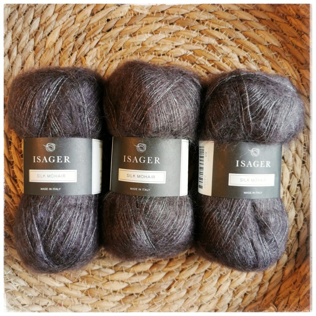 Silk Mohair, 60 tumma violetinharmaa