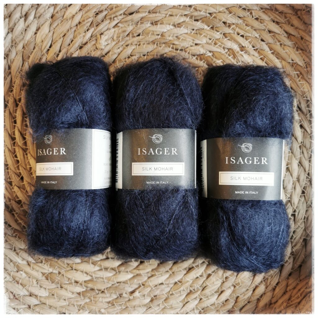 Silk Mohair, 100 sinimusta