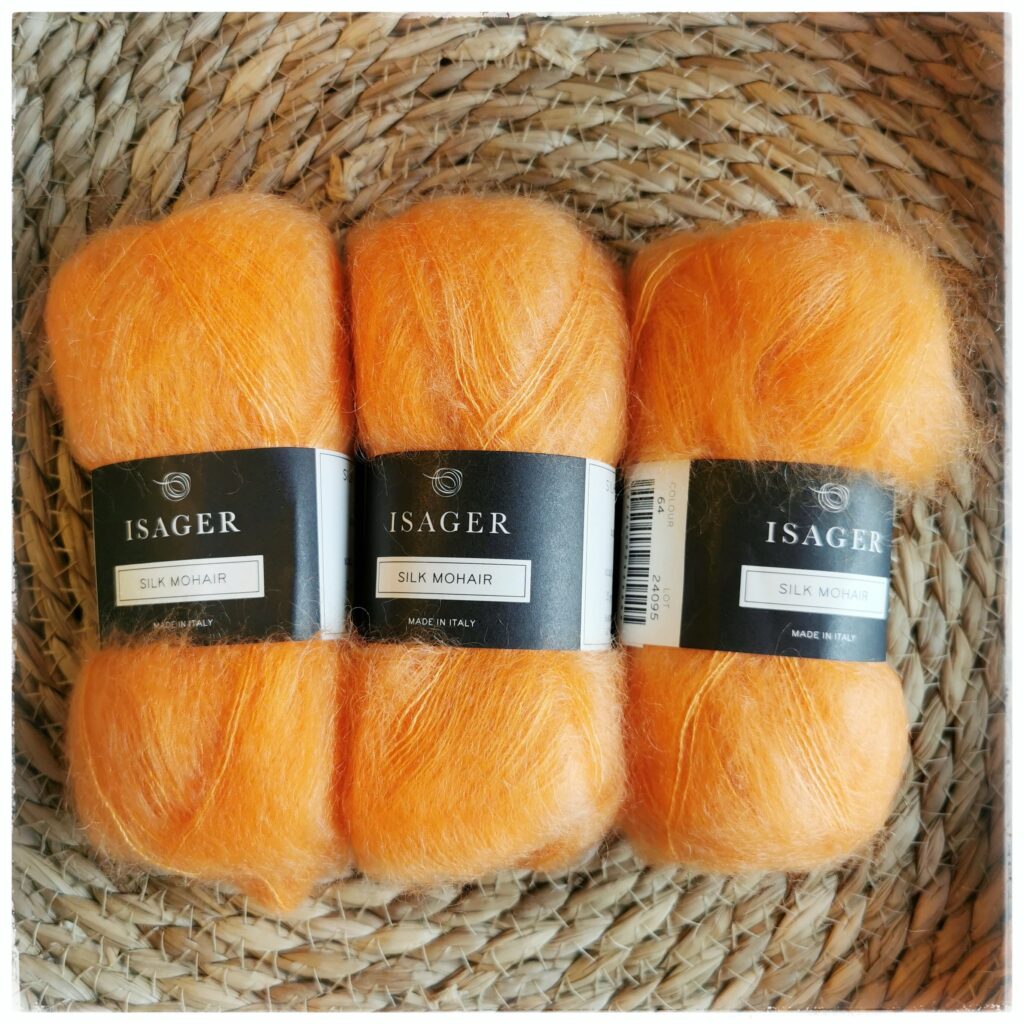 Silk Mohair, 64 kirkas oranssi