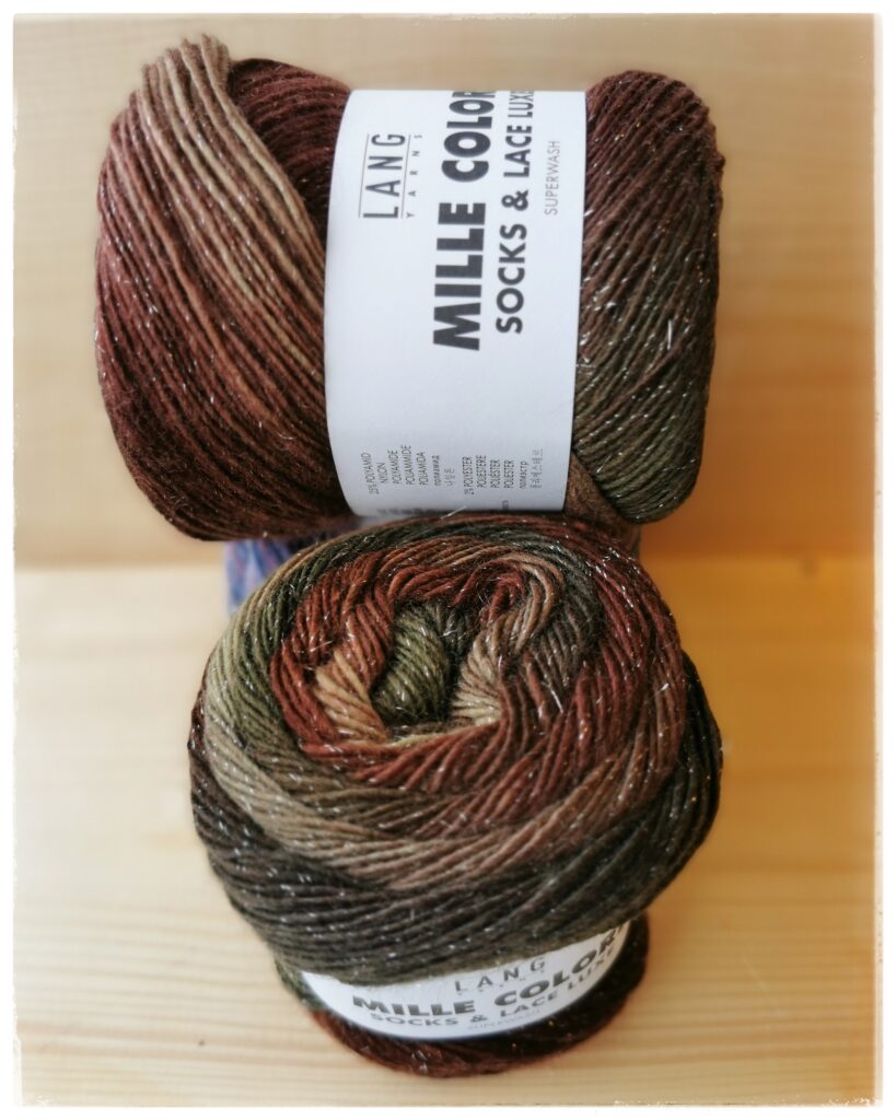 Mille Colori Socks & Lace Luxe 0210 ruska