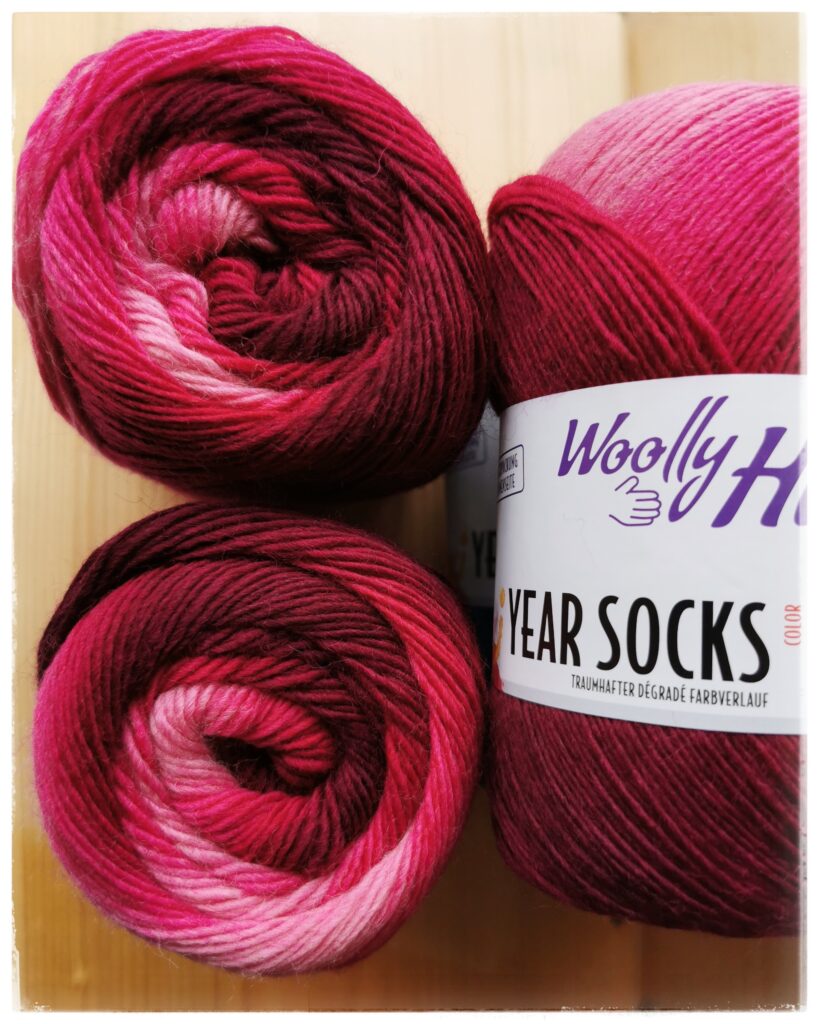 Year Socks, 04 fuksia
