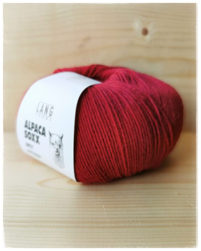 Alpaca Soxx 6-ply <br>0162 kylmä punainen