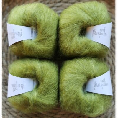 Mohair Luxe, <br>0098 kirkas oliivinvihreä