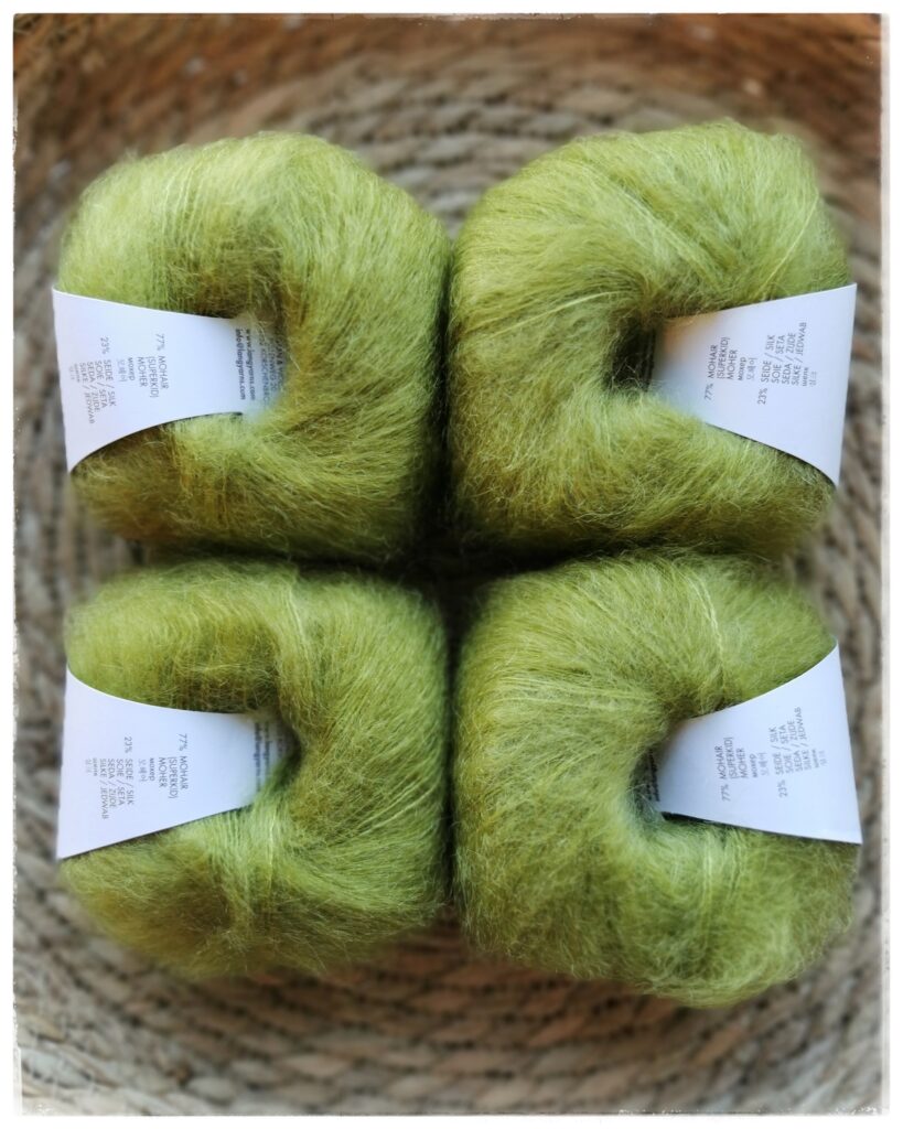 Mohair Luxe, <br>0098 kirkas oliivinvihreä