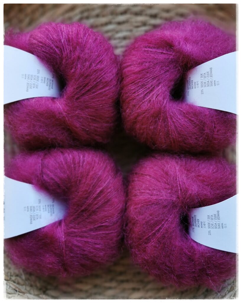 Mohair Luxe, <br>0146 tumma fuchsia