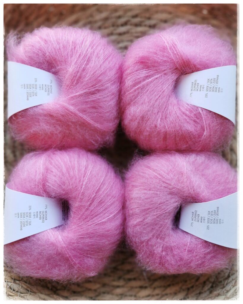 Mohair Luxe, <br>0109 vaalea pinkki