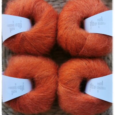 Mohair Luxe, <br>0075 poltettu oranssi