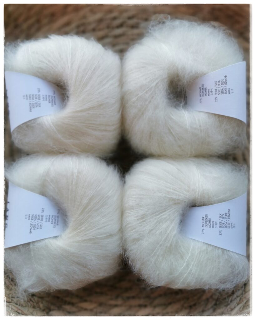 Mohair Luxe, <br>0094 luonnonvalkoinen