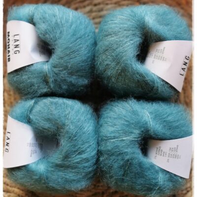 Mohair Luxe, <br>0174 vaalea petrooli