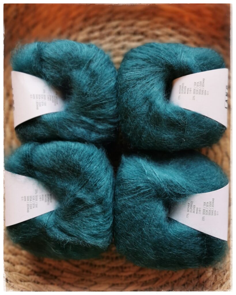Mohair Luxe, <br>0288 petroolinvihreä