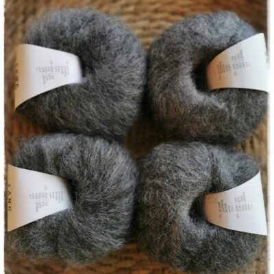 Mohair Luxe, <br>0005 meleerattu tummanharmaa
