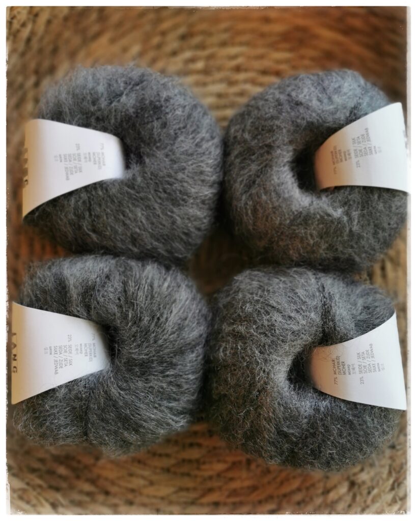 Mohair Luxe, <br>0005 meleerattu tummanharmaa
