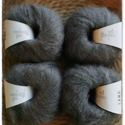 Mohair Luxe, <br>0170 tummanharmaa