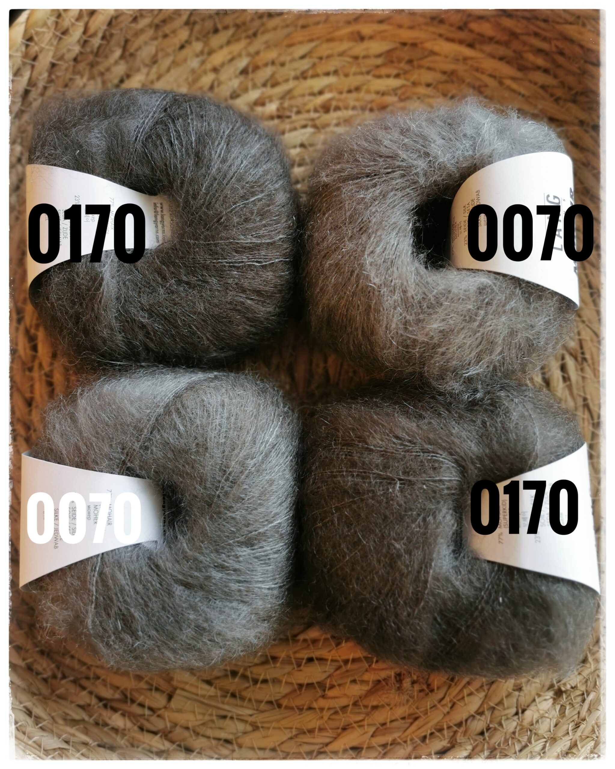 Mohair Luxe, <br>0170 tummanharmaa - Image 4