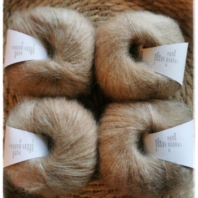 Mohair Luxe, <br>0126 ruskeanharmaa