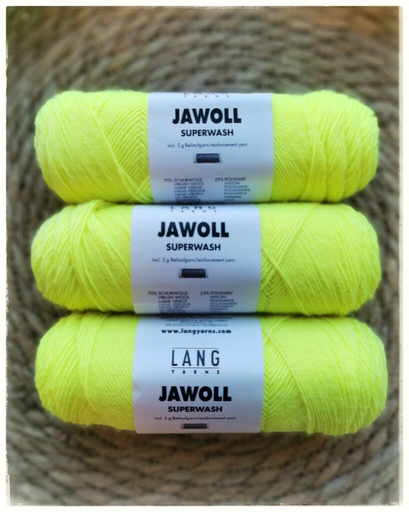 Jawoll-sukkalanka 0313 neonkeltainen