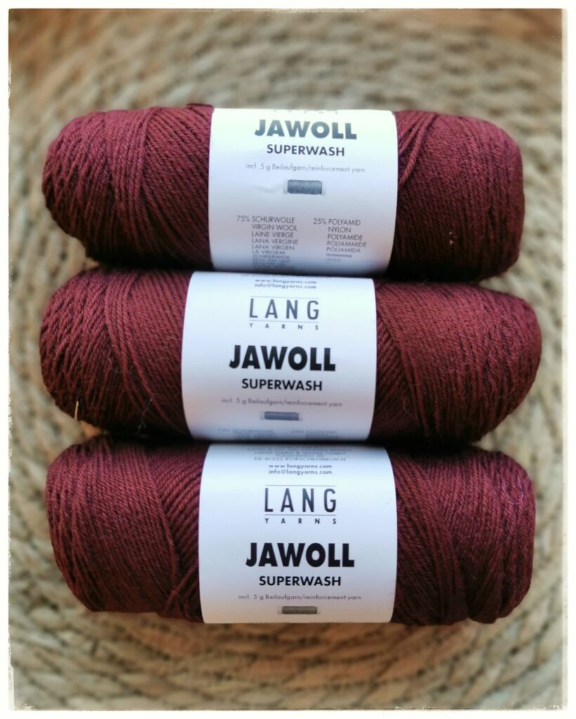 Jawoll-sukkalanka 0084 viininpunainen