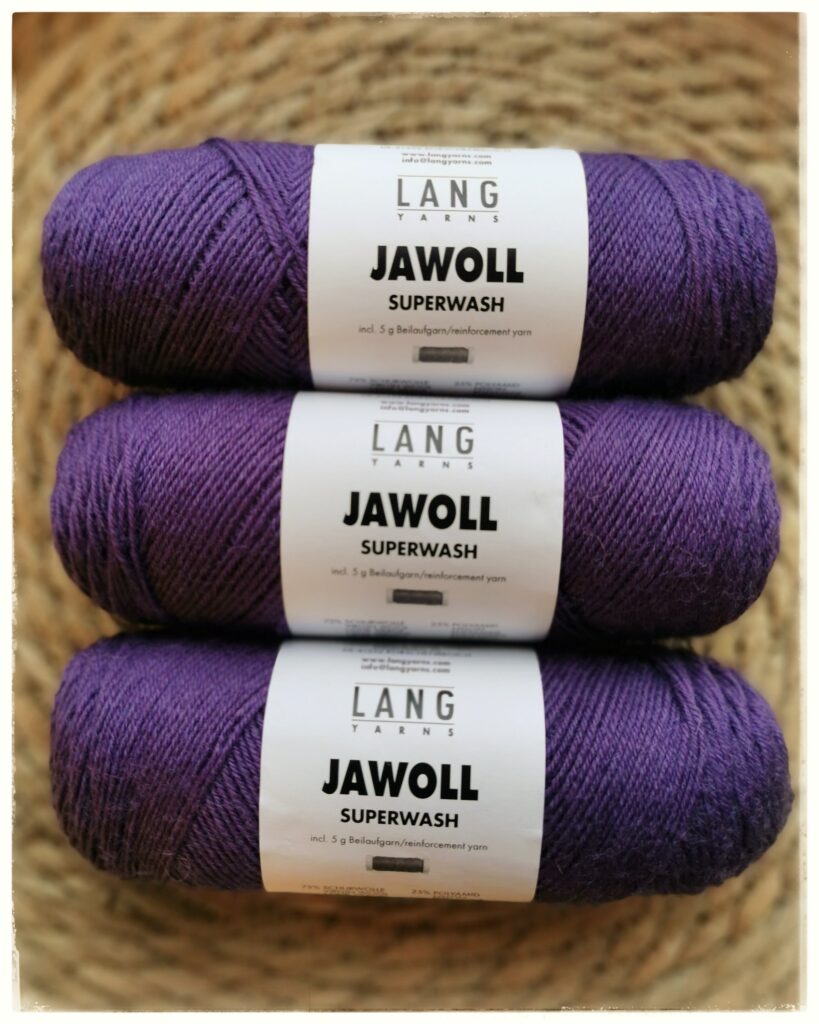 Jawoll-sukkalanka 0190 tummanvioletti