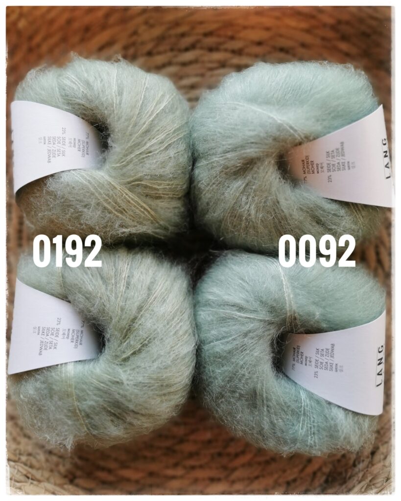 Mohair Luxe, <br>0092 harmaanvihreä