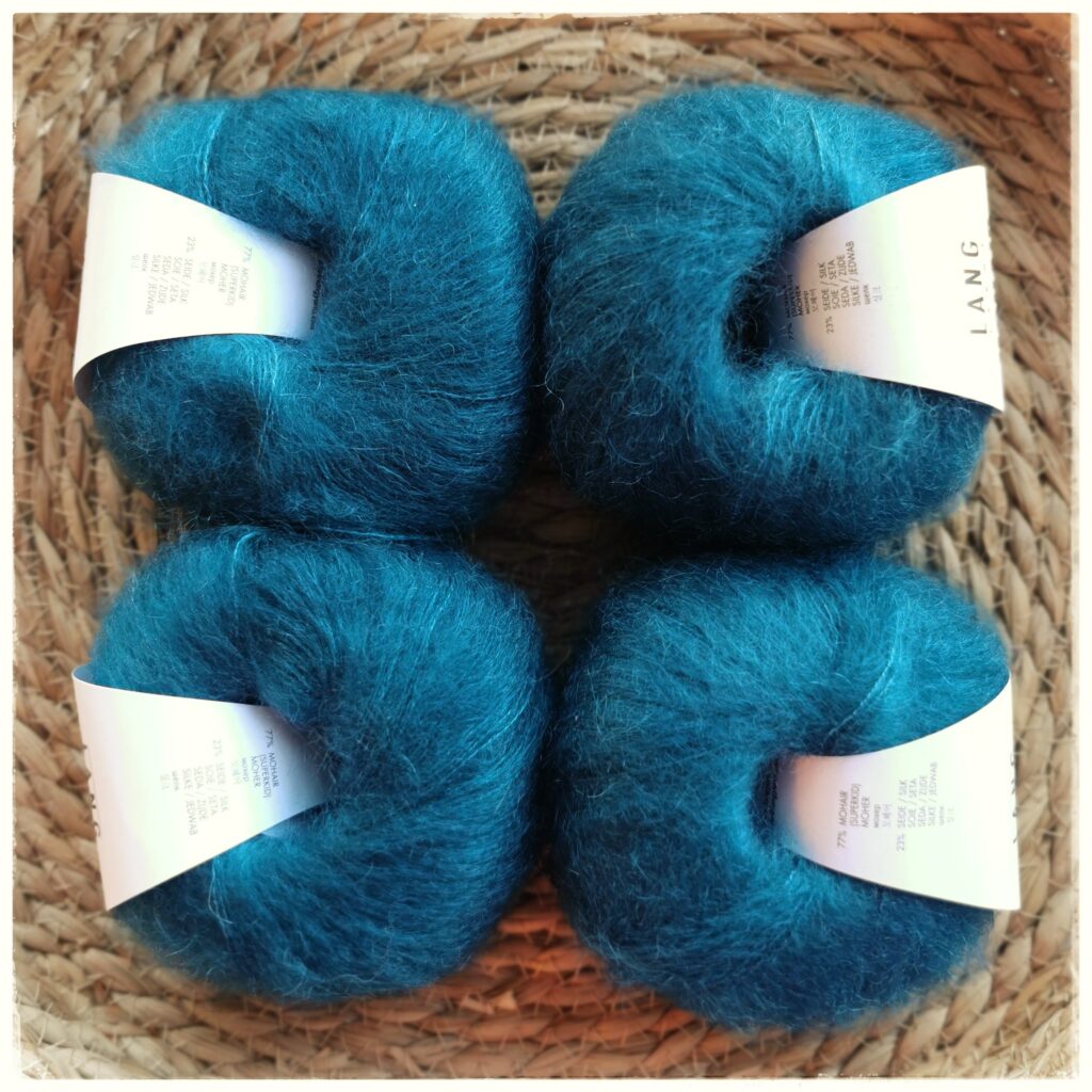 Mohair Luxe, <br>0188 petroolinsininen