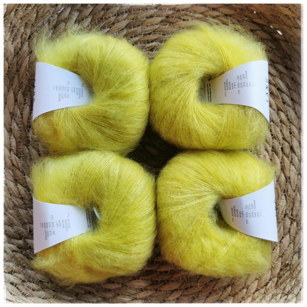 Mohair Luxe, <br>0114 vihreänkeltainen