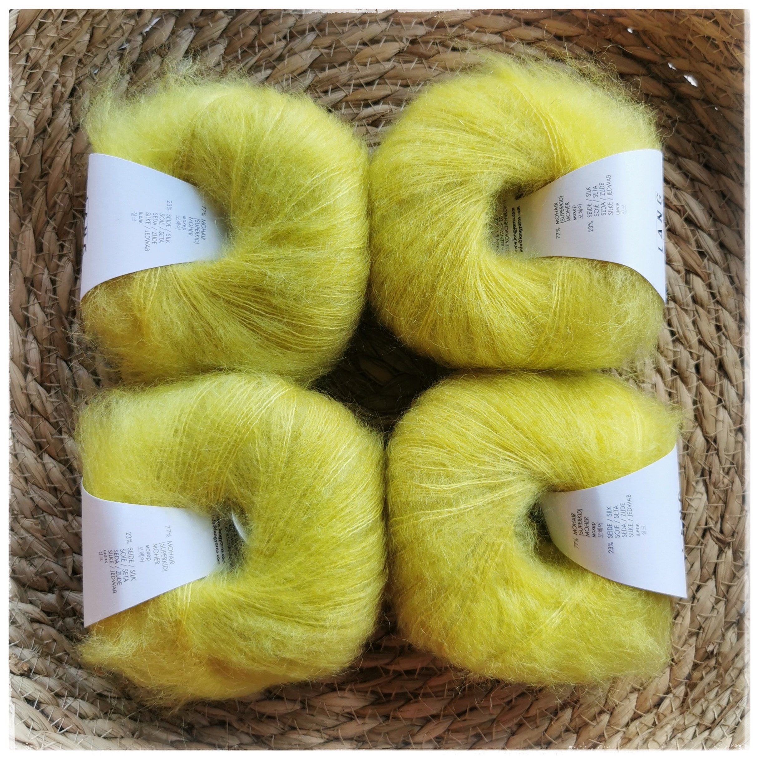 Mohair Luxe, <br>0114 vihreänkeltainen
