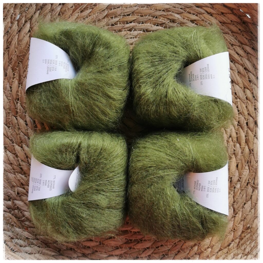 Mohair Luxe, <br>0097 keskivihreä