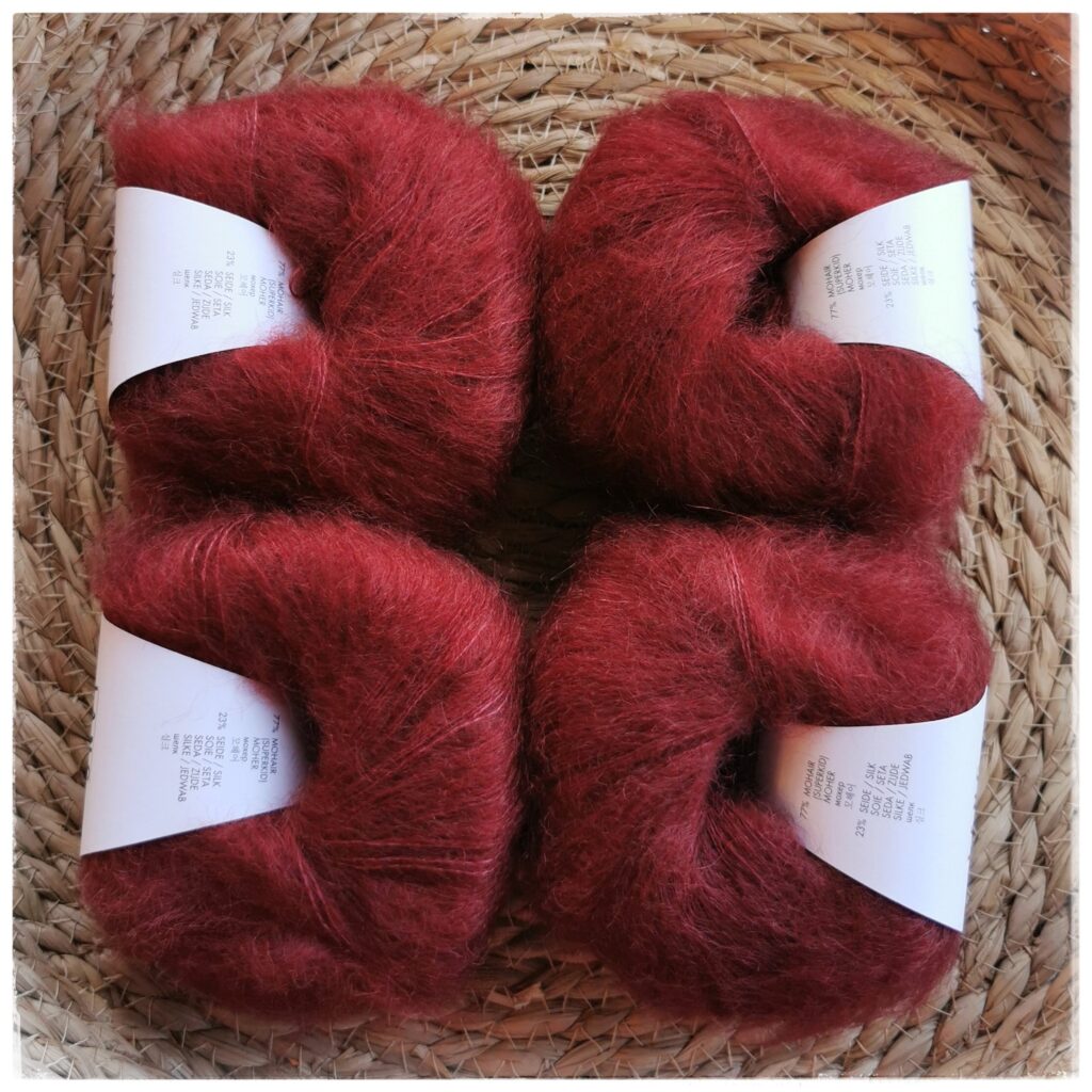 Mohair Luxe, <br>0162 verenpunainen