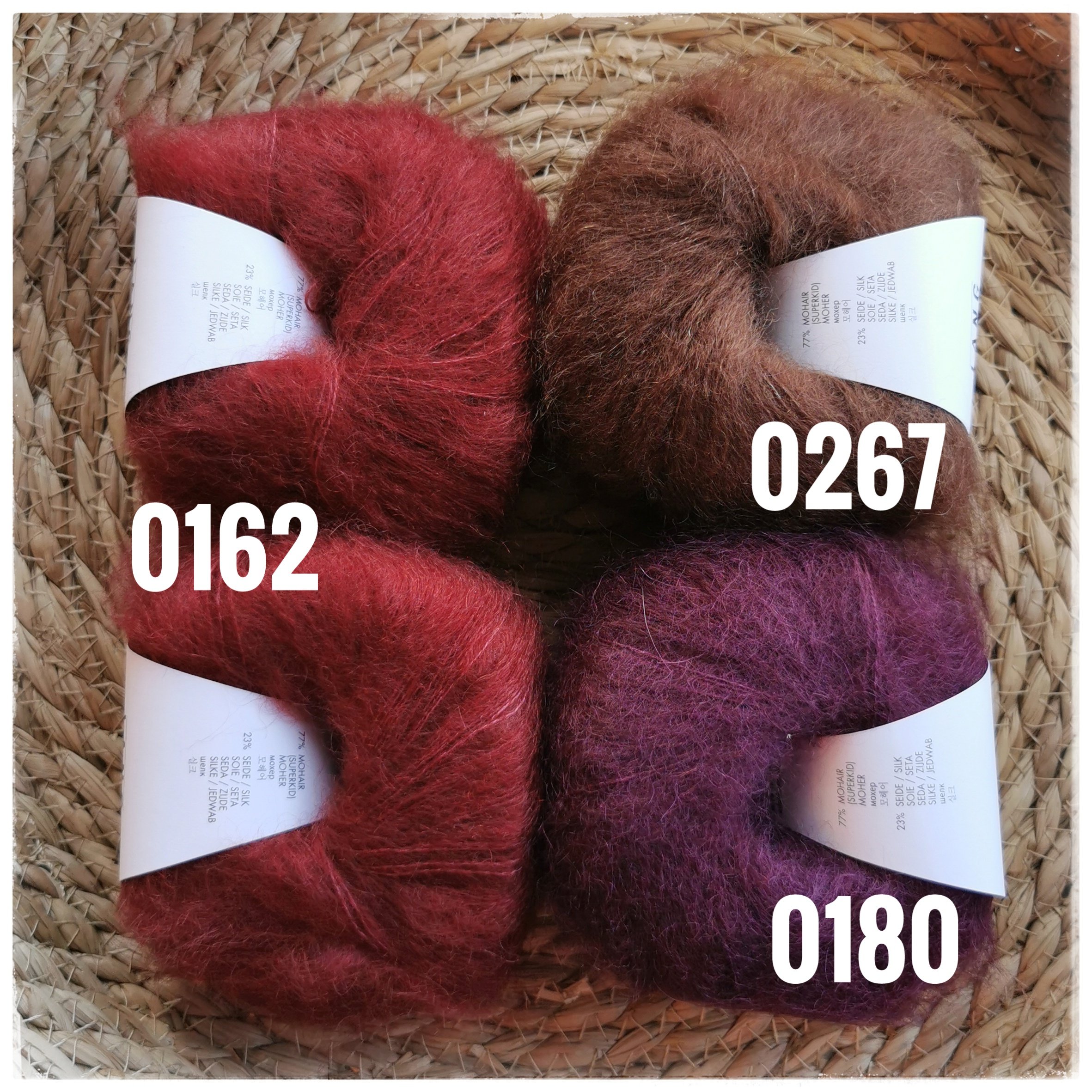 Mohair Luxe, <br>0162 verenpunainen - Image 2