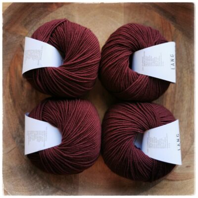 Merino120, <br>0364 tumma punaruskea