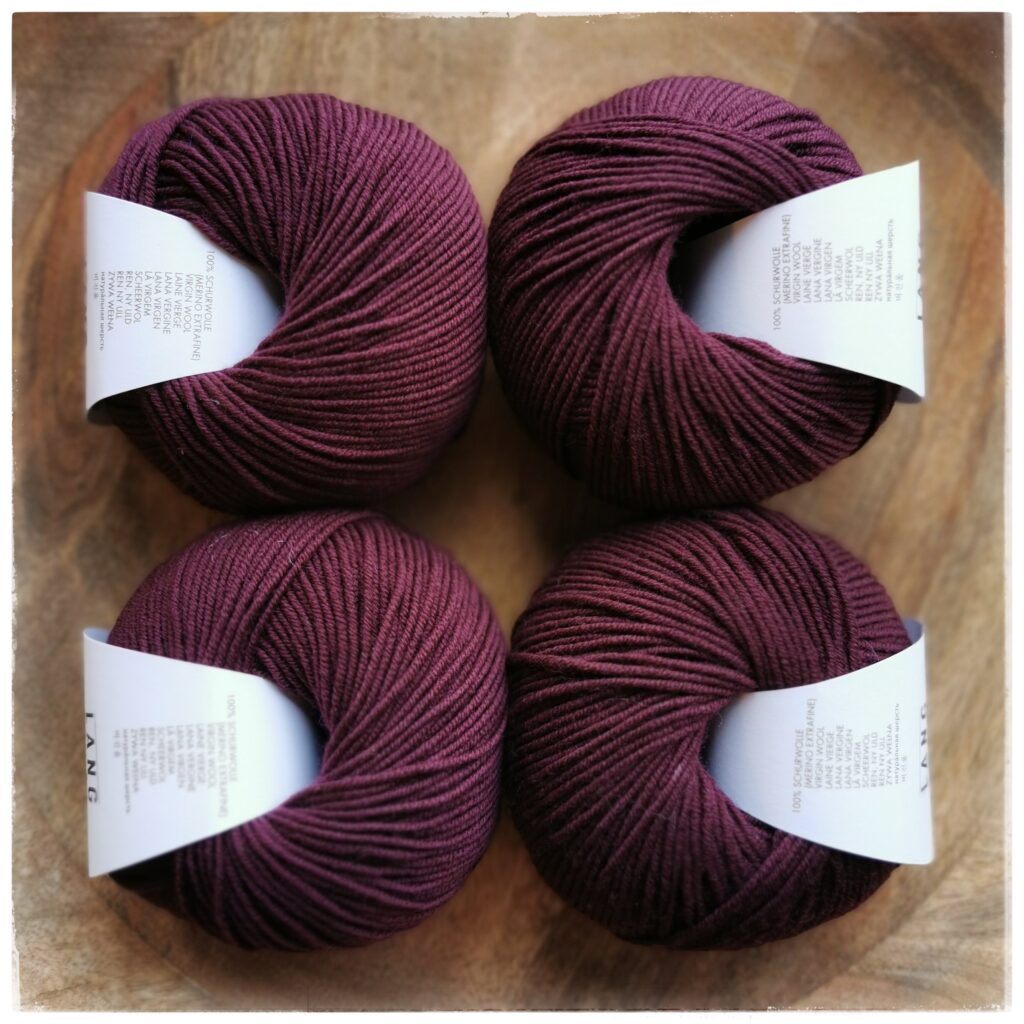 Merino120, <br>0390 tumma viininpunainen