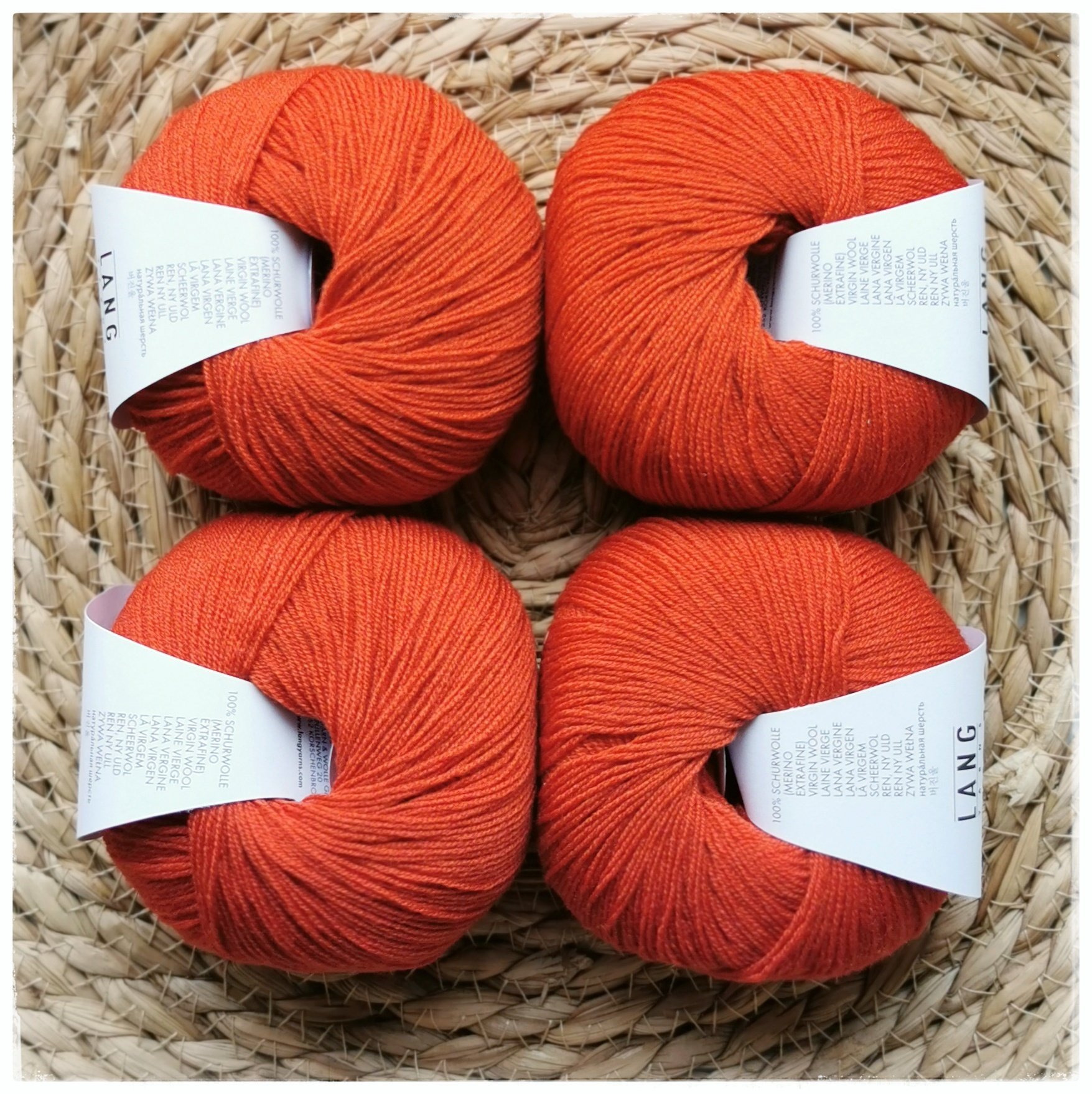 Merino400, <br>0075 poltettu punaoranssi