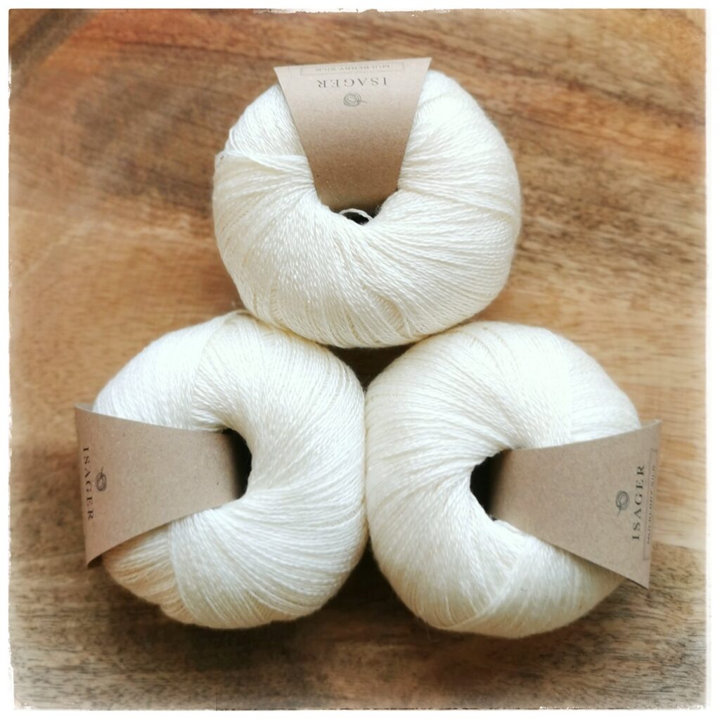 Mulberry Silk, E0 luonnonvalkoinen